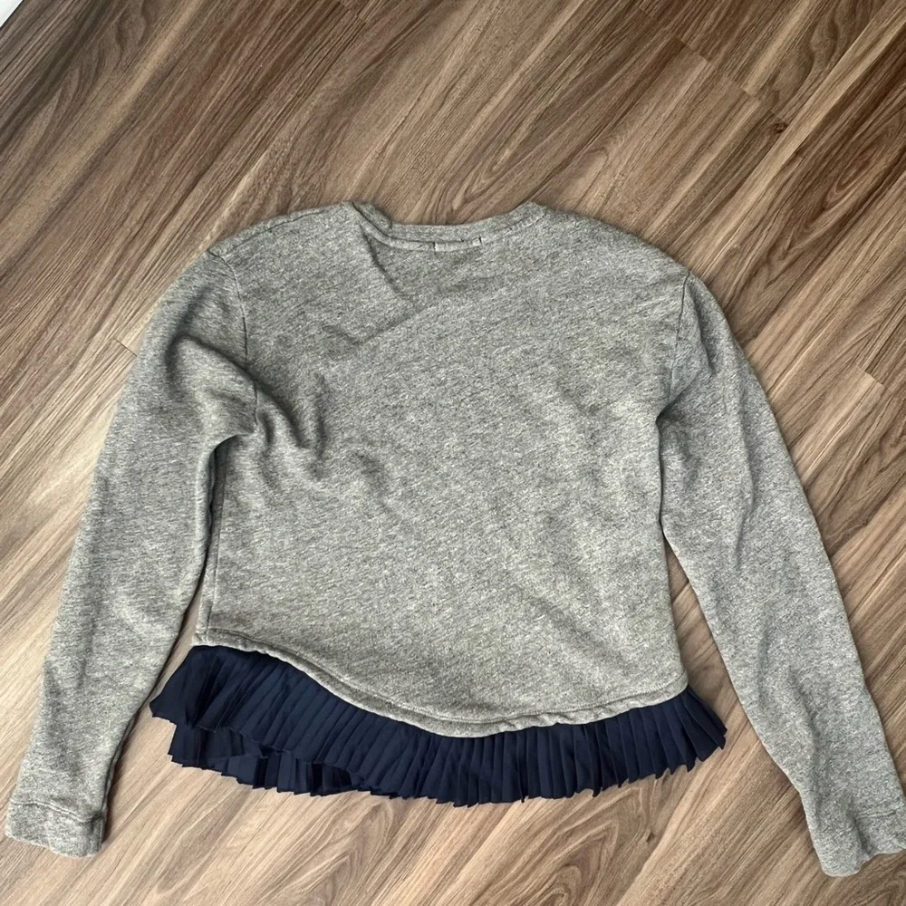J. Crew ruffle hem pullover‎ sweater